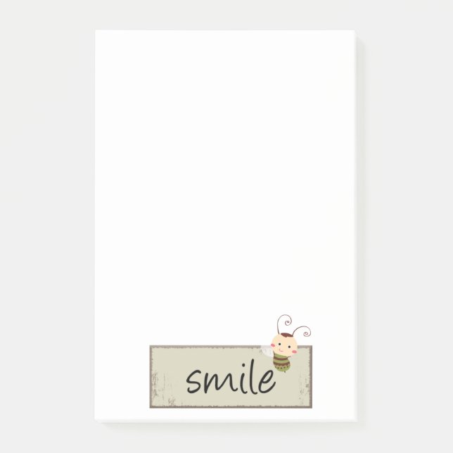 Post-it Notes Smile Bumblebee (Front)