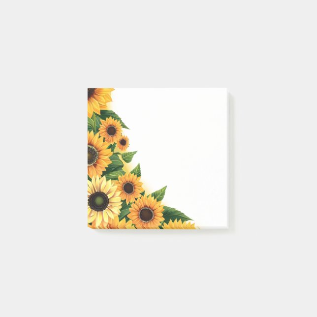 Post-it-Notes-Sunflowers Post-it Notes (Front)