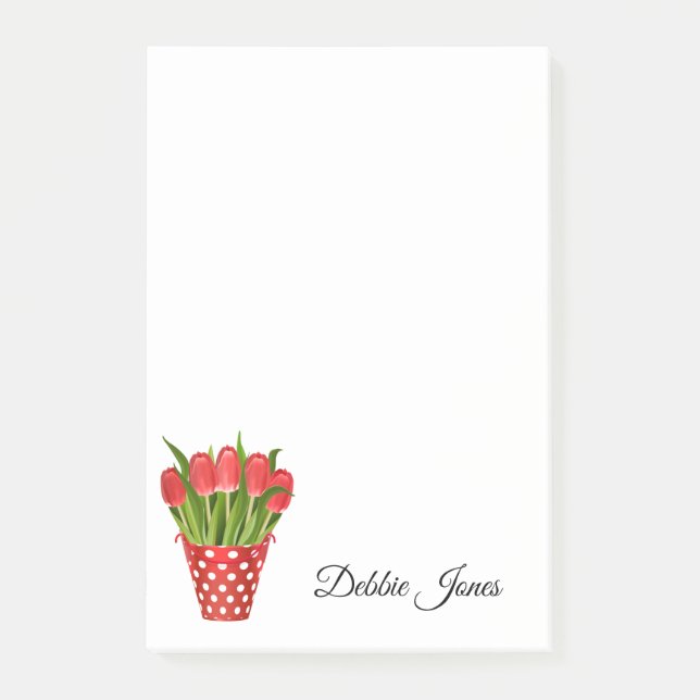 Post-it-Notes-Tulips Post-it Notes (Front)