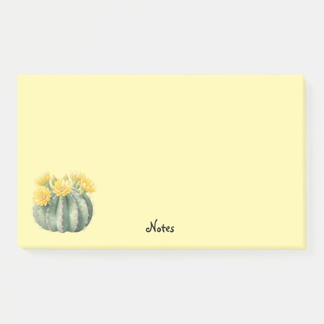 Post it notes watercolour cactus (Front)