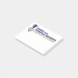 Post-it® Notes - White w Color Logo