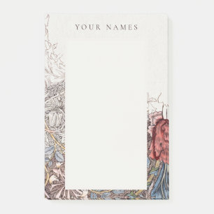 POST-IT NOTES : WILLIAM MORRIS HONEYSUCKLE + TULIP
