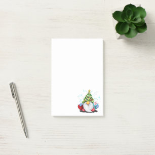 Post-it® Notes with Christmas Gnome