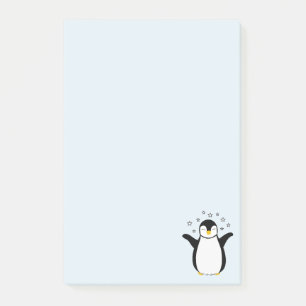 Post-it Notes with cute Penguin Baby