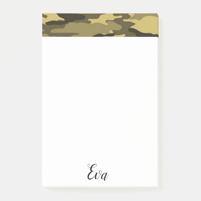 Post-it Notes Yellow Army (Front)