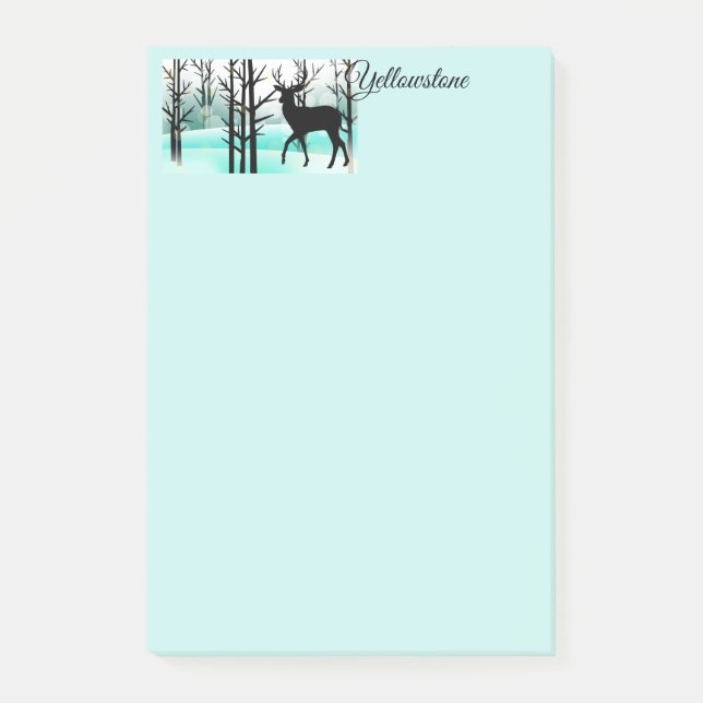 Post-it-Notes Yellowstone Deer Post-it Notes (Front)