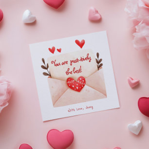 Post-itively The Best Valentine's Day Greeting Card