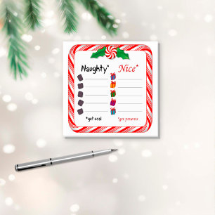 Post-Its for the Naughty or Nice Post-it Notes
