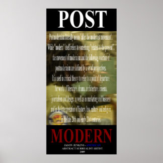 POST MODERN POSTER