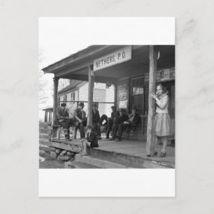 Post Office at Nethers, 1935 Postcard