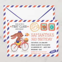 Post Office Birthday Party Invitation