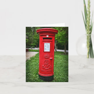 Post Office Box Customisable Greeting Card