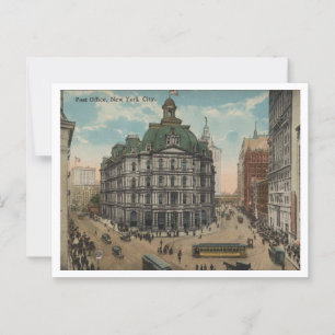 Post Office, New York City Vintage Inspired Postcard