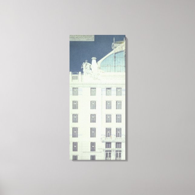 Post Office Savings Bank, Vienna Canvas Print (Front)