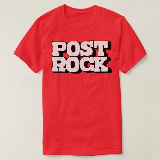 Post Rock T-Shirt (Design Front)