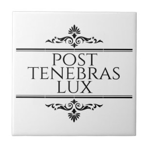 Post Tenebras Lux Tile