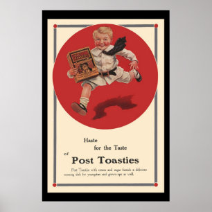 Post Toasties Vintage Advertisement Poster