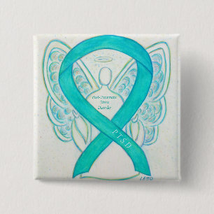 Post-Traumatic Stress Disorder Awareness Angel Pin