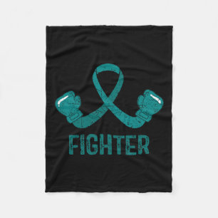 Post Traumatic Stress Disorder Awareness Fighter Fleece Blanket