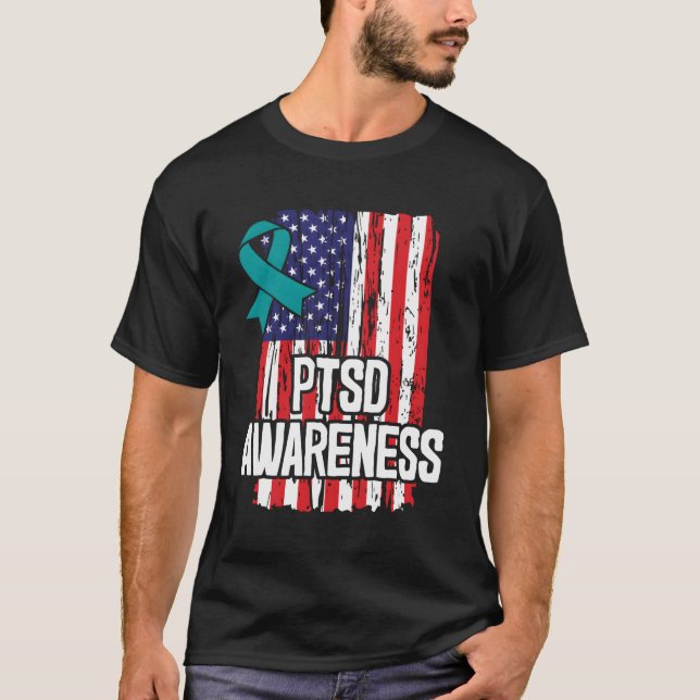 Post Traumatic Stress Disorder Ptsd Awareness T-Shirt (Front)