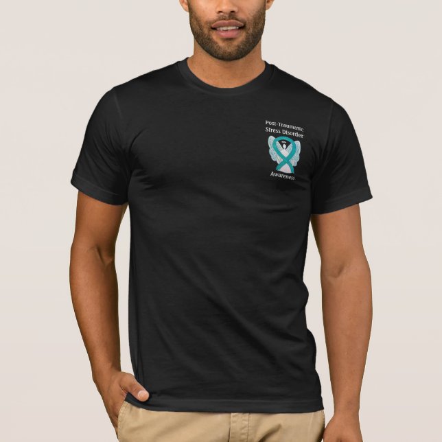 Post-Traumatic Stress Disorder Ribbon Angel Shirt (Front)
