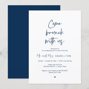 Post wedding Brunch, Come Brunch With Us Invitatio Invitation