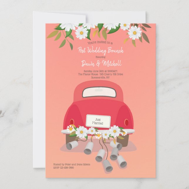 Post Wedding Brunch Invitation (Front)