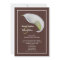 Post Wedding Reception Invitations Chocolate Brown