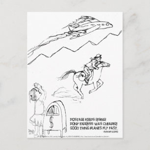 Postage rate increase haiku postcard