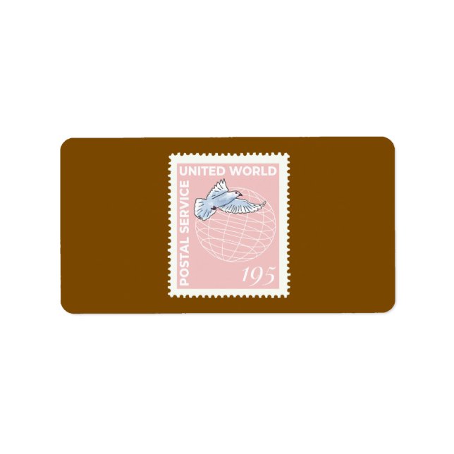 Postage Stamp -  Label (Front)