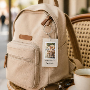Postage Stamp Travel Adventures Key Ring