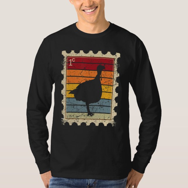 Postage Stamp With A Sunset Turkey T-Shirt (Front)