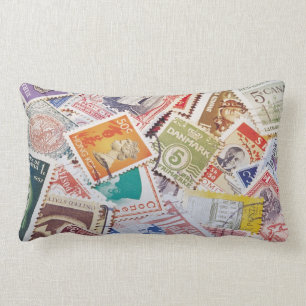 Postage Stamps Pillow