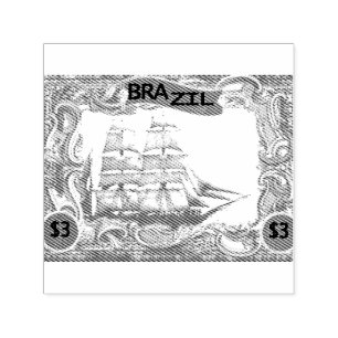 Postage stamps with Brazil