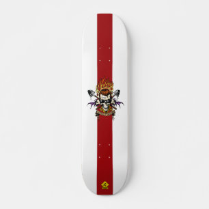 POSTAL 3 DUDE SKULL LONG BOARD SKATEBOARD