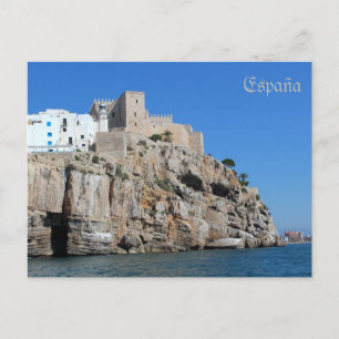 postal castillo de Peñíscola en Castellón Postcard