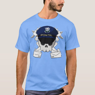 Postal crew Jolly pirate no caption T-Shirt