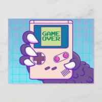 Postal de Game over Godzilla