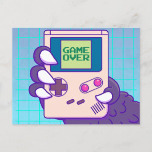 Postal de Game over Godzilla Postcard