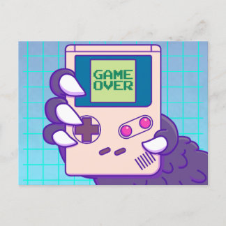 Postal de Game over Godzilla Postcard
