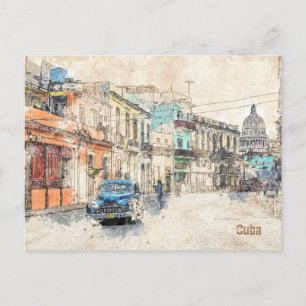 postal de La Habana, Cuba Postcard