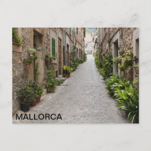 postal del pueblo de Valldemossa, en Mallorca Postcard