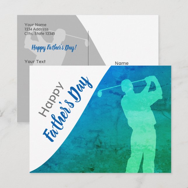 Postal - Feliz Día del Padre 02 Postcard (Front/Back)