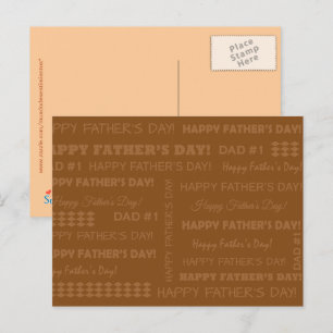 Postal - Happy Father's Day Postcard