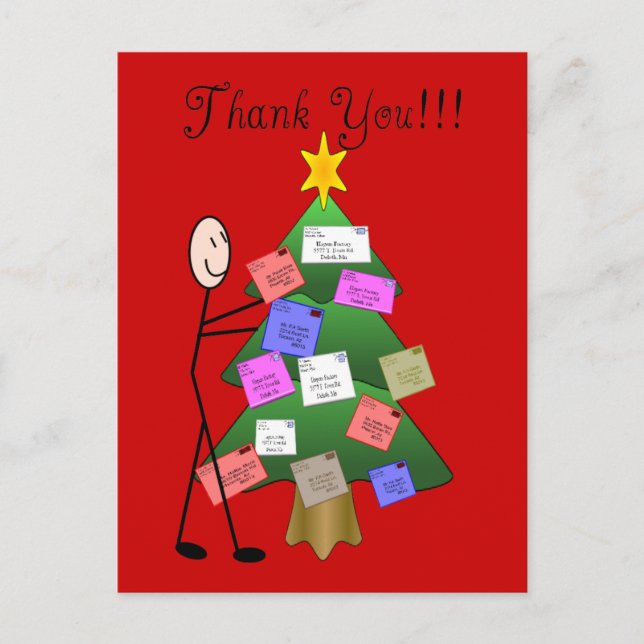 Postal Letter Carrier Thank You Cards (Front)