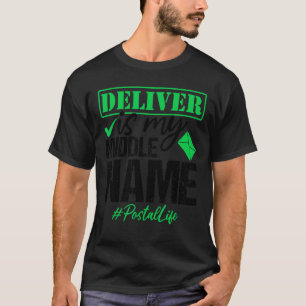 Postal Life Postal Worker Mail Carrier Delivery Q T-Shirt
