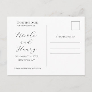 Postal Merry and Soon to be Married Boda Christmas Postcard