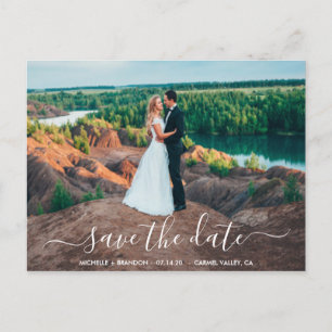 Postal Modern and elegant calligraphy Postcard Sav