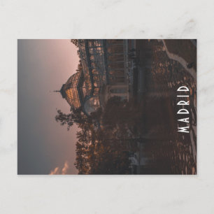 Postal Palacio de cristal Retiro madrid Postcard
