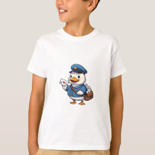 Postal Penguin Mail Delivery Kids T-Shirt